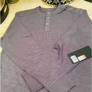 (2) Men’s Harley Davidson Long Sleeve Shirts